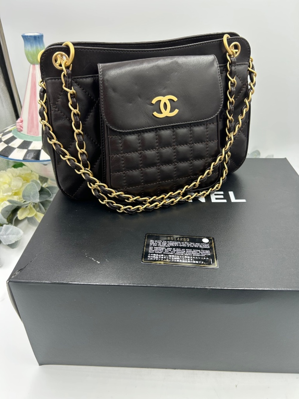 Chanel Cargo Pocket Quilted Shoulder Bag. - Picture 6 of 16
